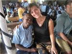 Ms. Matejka and her Ugandan son, Noah 